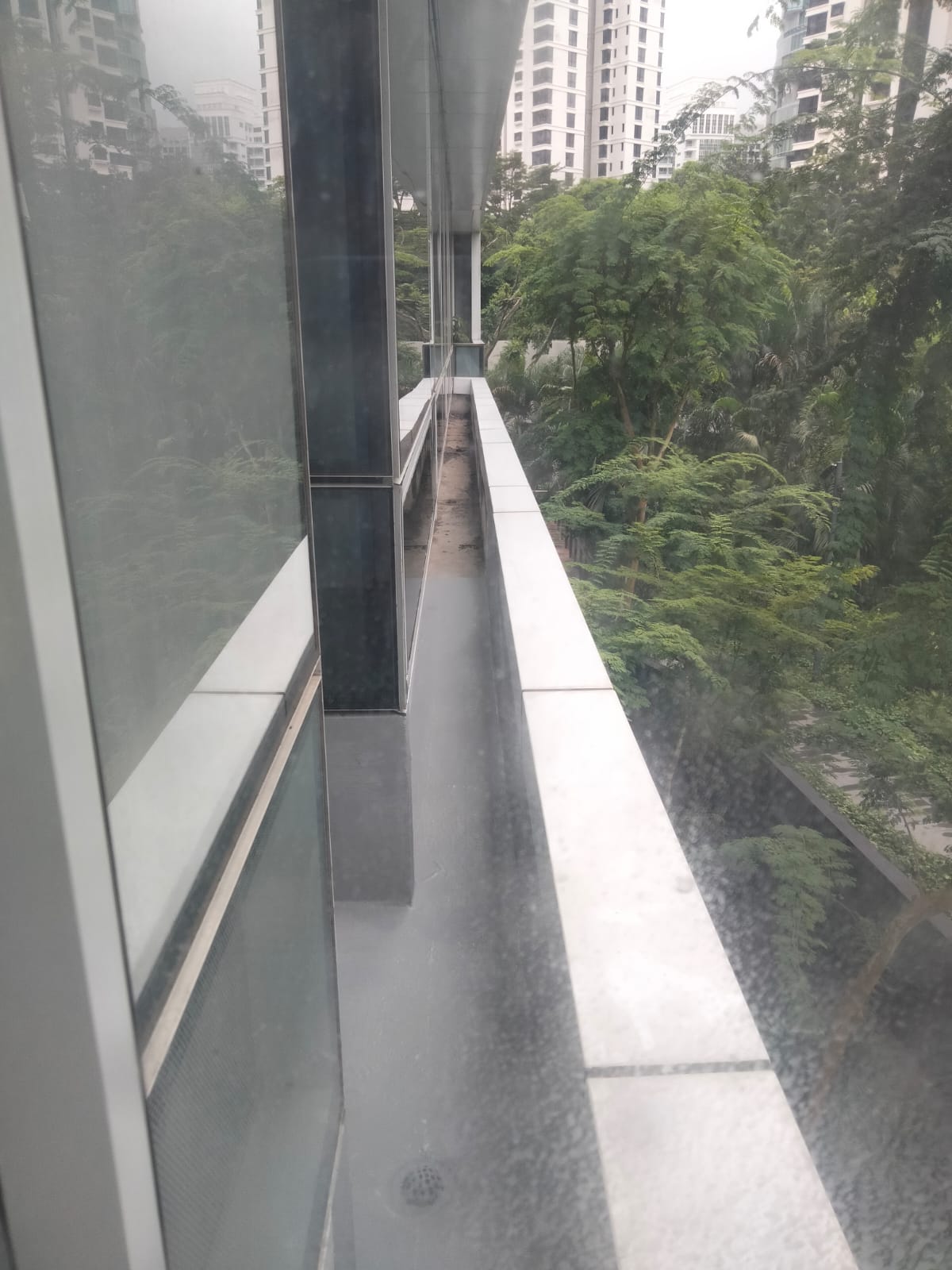 RC gutter 5 layers membrane system - after work