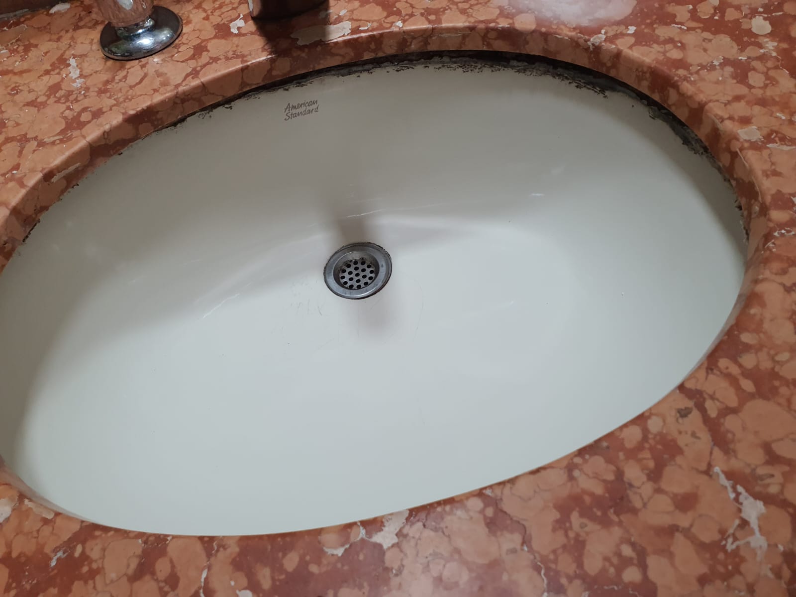 Silicone sealant works - before work